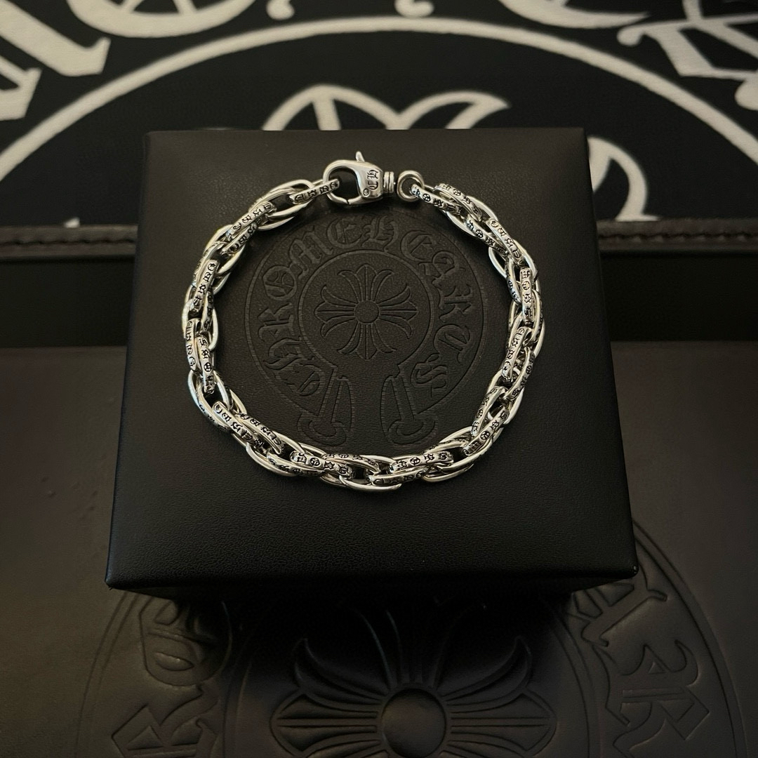クロムハーツ「Chrome Hearts」ブレスレット - ヴィンテージ&ロックテイスト ペア用