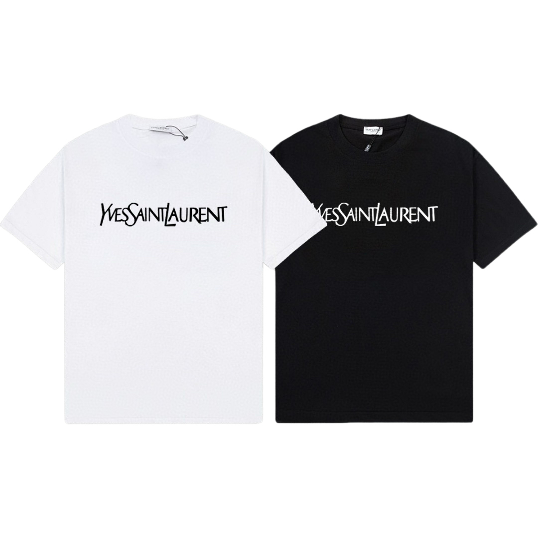 サンローラン Saint Laurent 25SS シリコン3Dロゴ ショートスリーブTシャツ