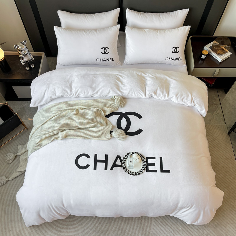 シャネル「Chanel」プレミアム クリスタルベルベット プリント 4点セット