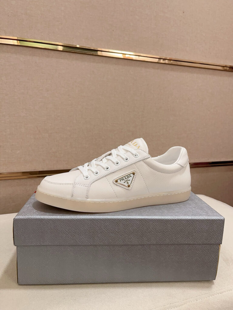 プラダ メンズ Lane Deerskin ローカット スニーカー