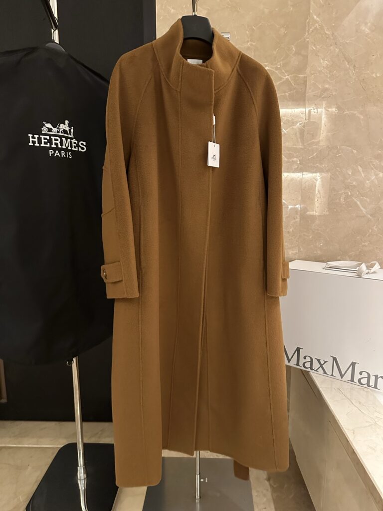 エルメス「Hermès」ラグジュアリーカシミアコート