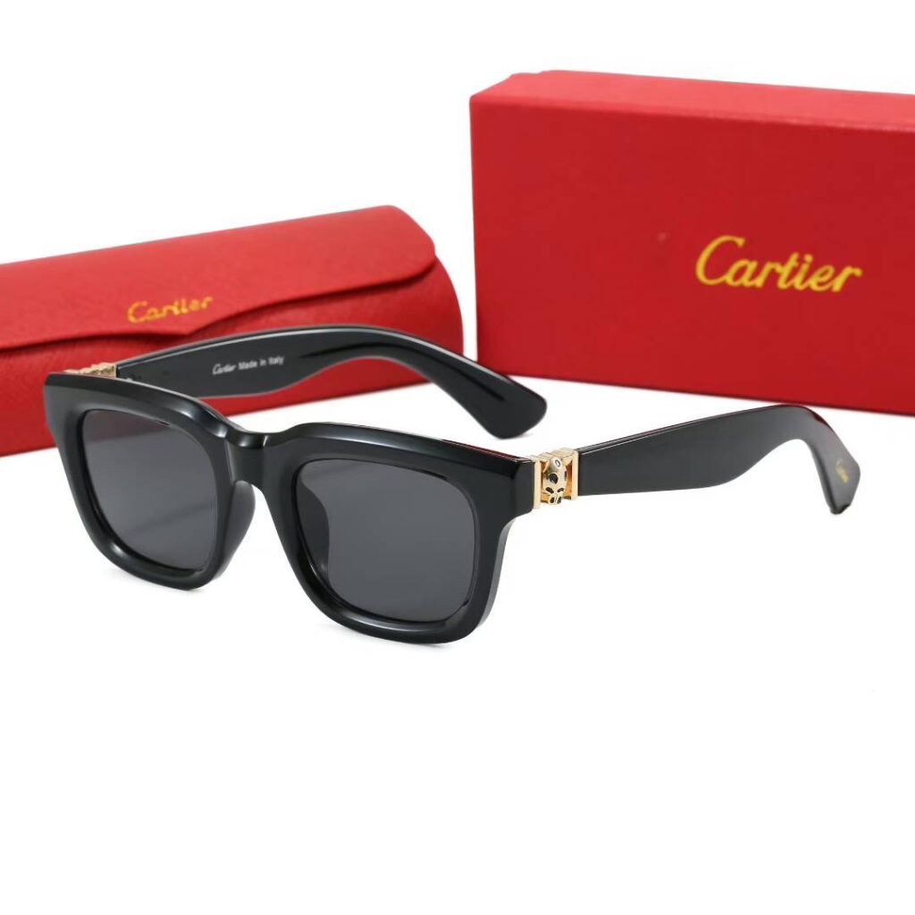 【高級品入庫】Cartier クラシカル貴族風サングラス「上質フレーム」