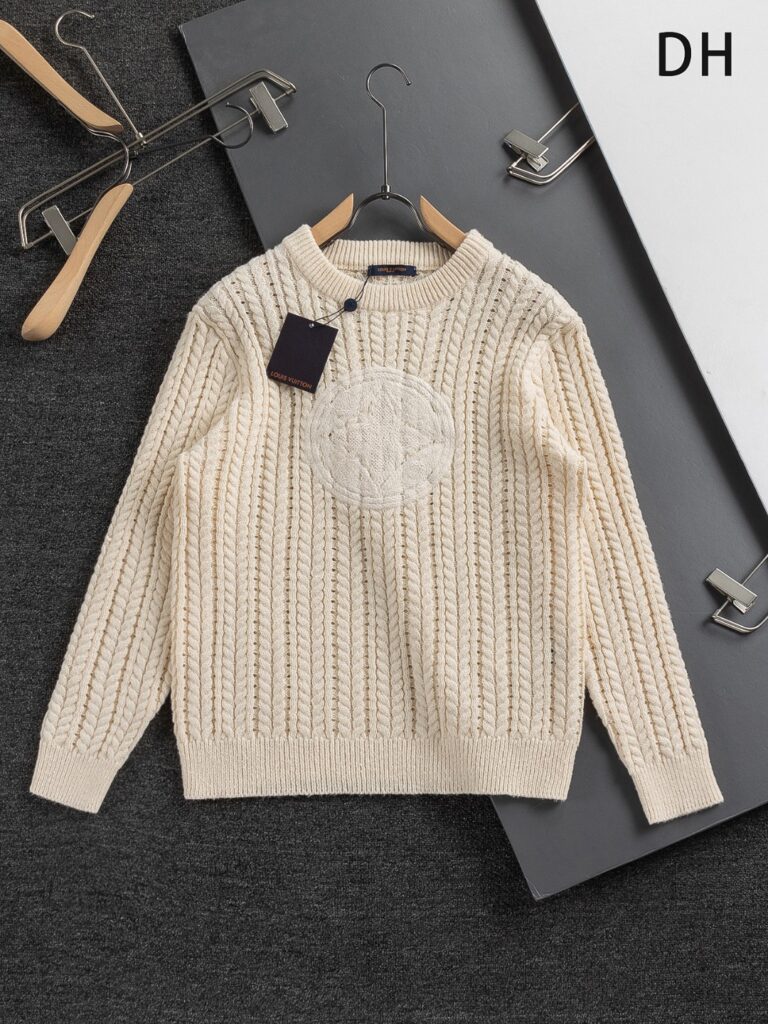 ルイ・ヴィトン「Louis Vuitton」秋冬新作ニットクルーネックセーター