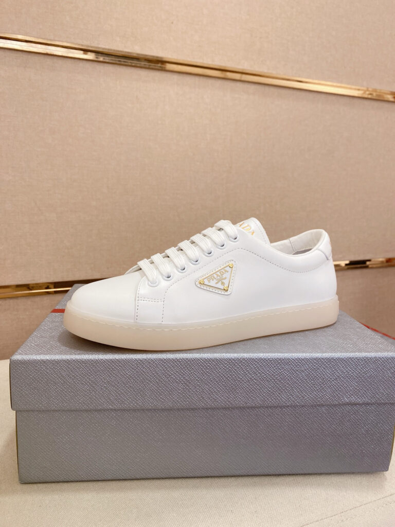 プラダ メンズ Lane Deerskin ローカット スニーカー