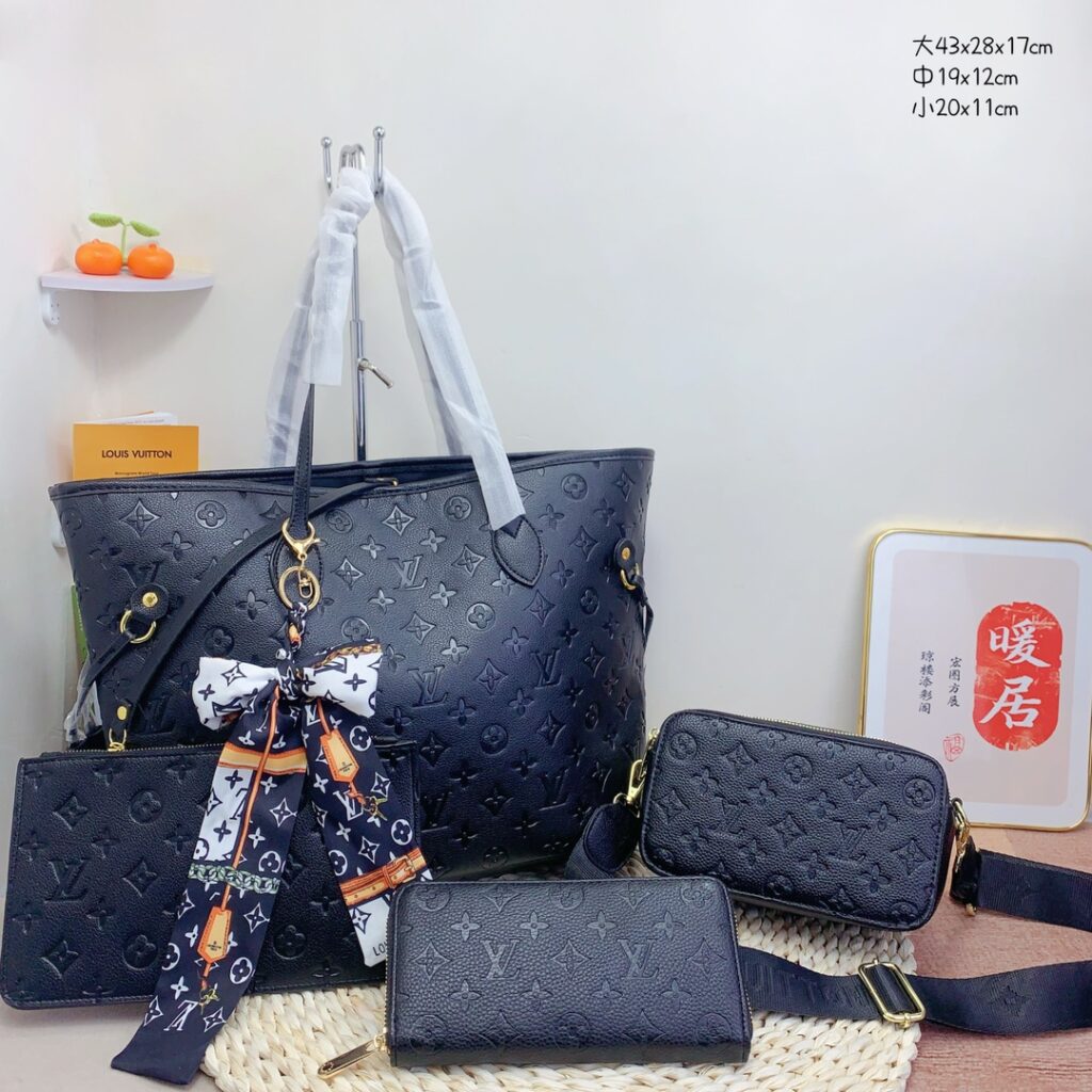 [ルイ・ヴィトン セール三点セット] ピーズバッグ＋エンベロープバッグ＋財布