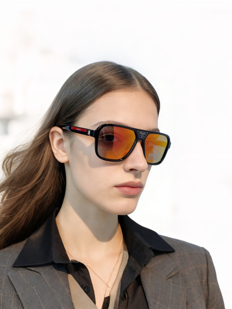 【厳選在庫】Prada ビジネス兼用高級サングラス「全天候遮光」